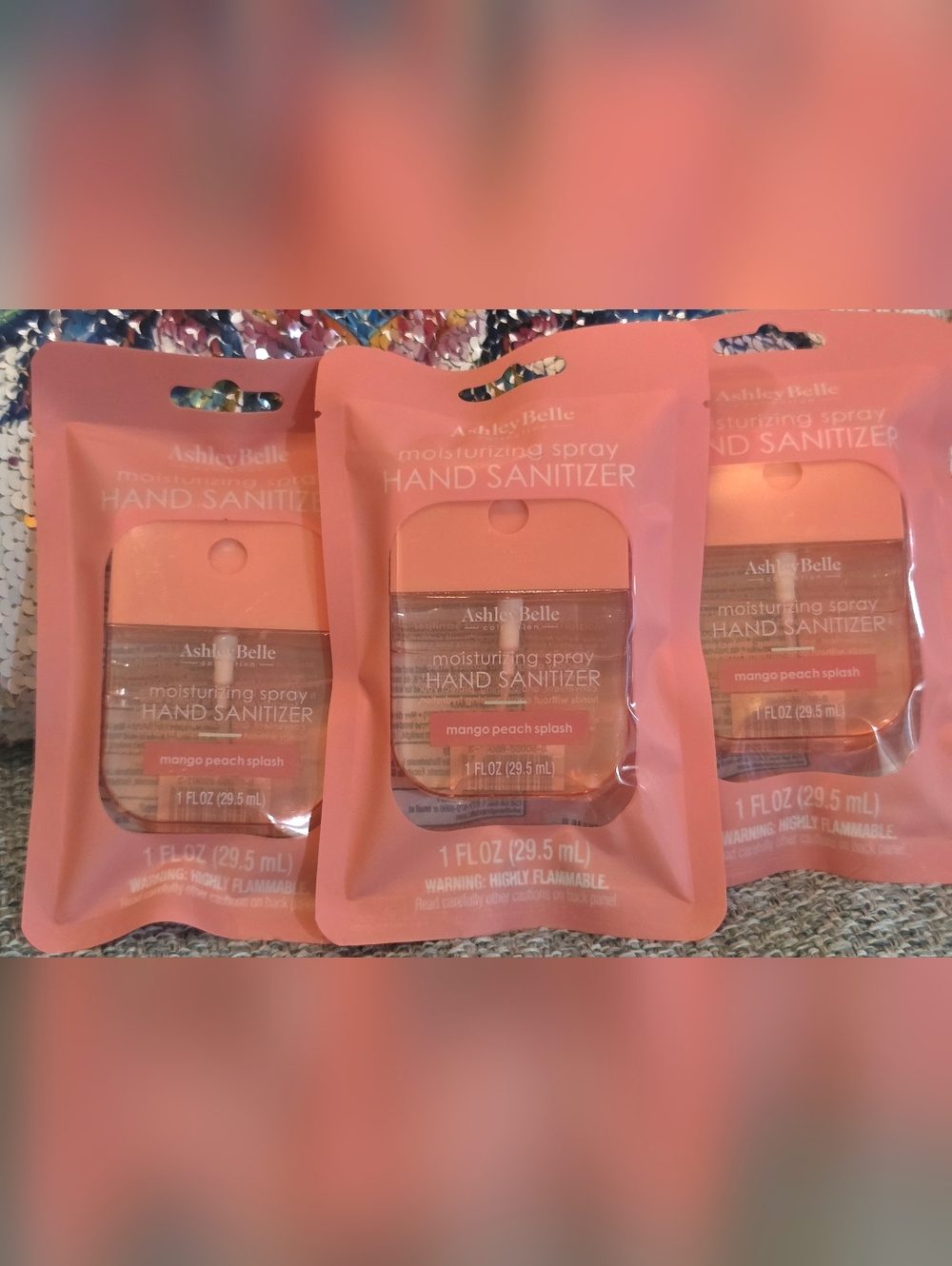 Ashley Belle Hand Sanitizer Moisturizing Spray - 3 Pack